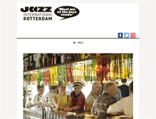 Tablet Screenshot of jazzinternationalrotterdam.nl